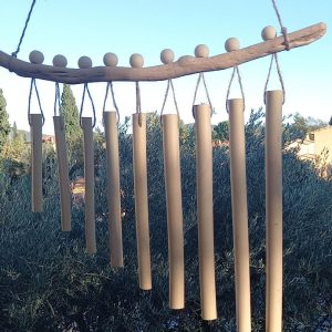 le ptit univers de sylvia, creation, bambou, zen, fait main, bois flotte, carillon, mobile