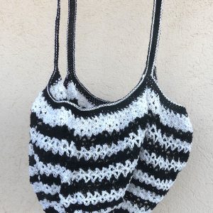 le ptit univers de sylvia, sac, croche, création, réutilisable hand made, courses, cadeaut