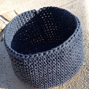 le ptit univers d esylvia, corbeille, crochet, panier, rangement, artisanat, salle de bain, décoration, hand made