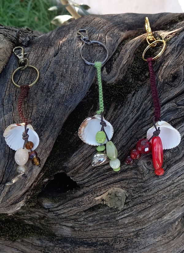 le ptit univers de sylvia, porte-cles, macrame, creation, artisanat, fait main